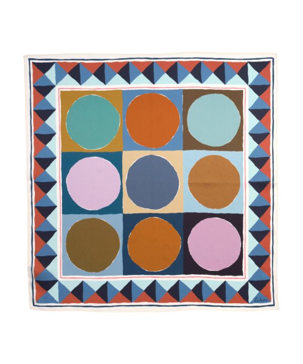 Painted Dots Silk Bandana - Image 9