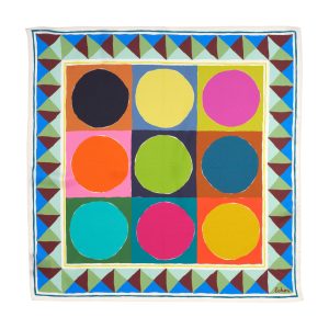Painted Dots Silk Bandana