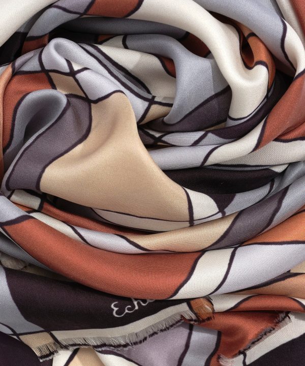 Windowpane 35 Silk Square Scarf - Image 8