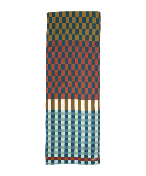 Checks Checks Silk Oblong Scarf - Image 8