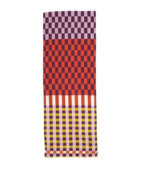Checks Checks Silk Oblong Scarf - Image 12