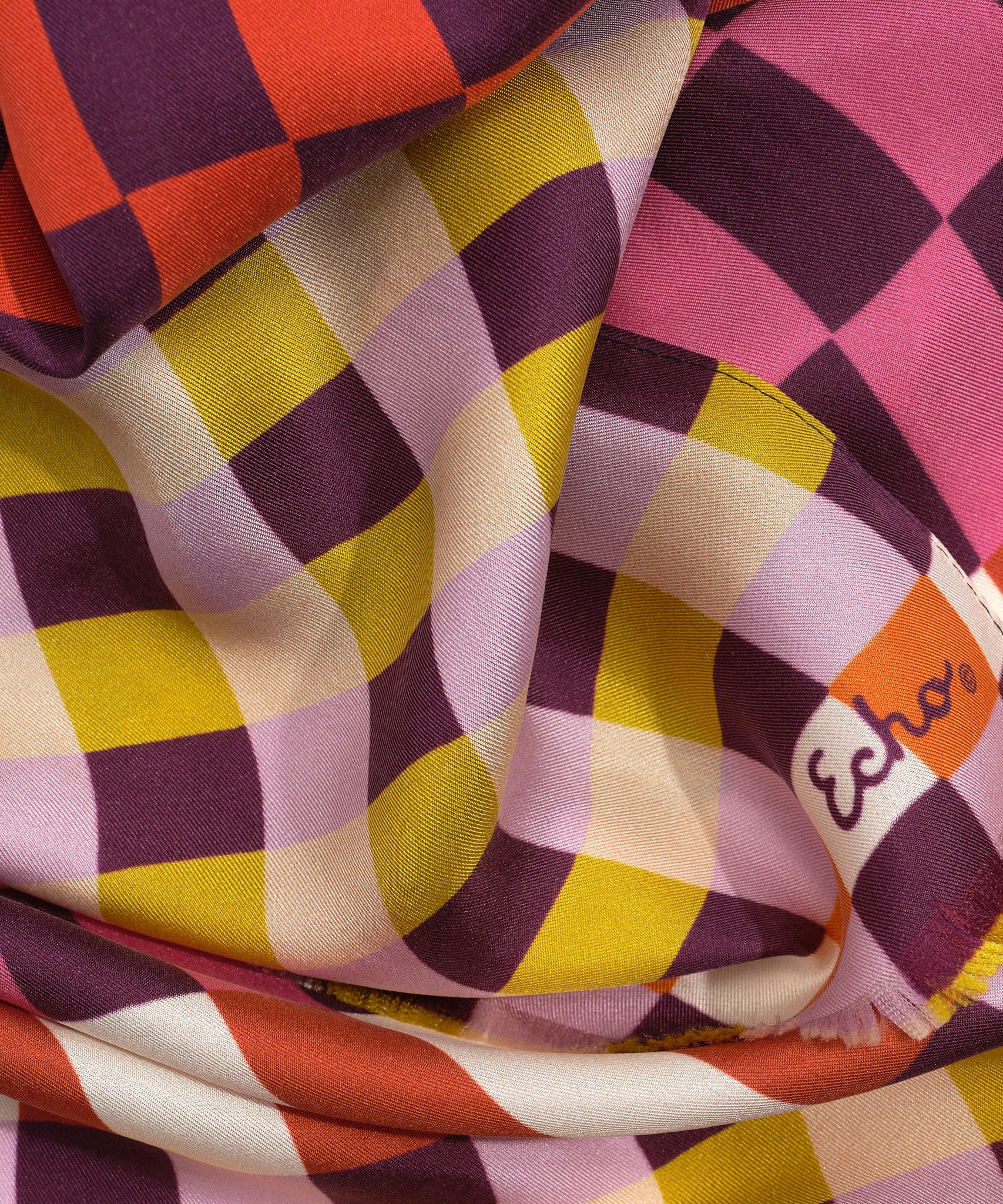 Checks Checks Silk Oblong Scarf - Image 13
