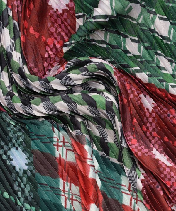 Patch Plaid Pleated Diamond - Image 4