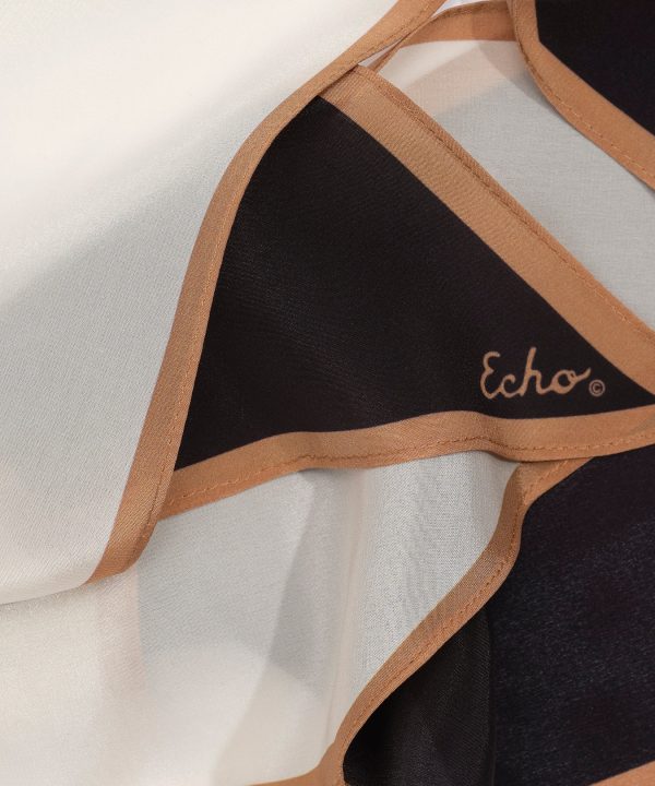 Colorblock Silk Bias Scarf - Image 4