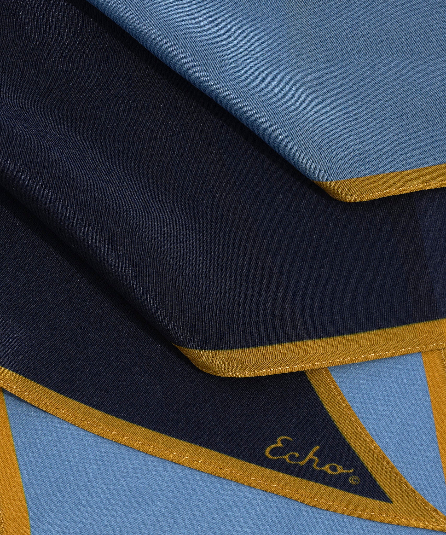 Colorblock Silk Bias Scarf - Image 9