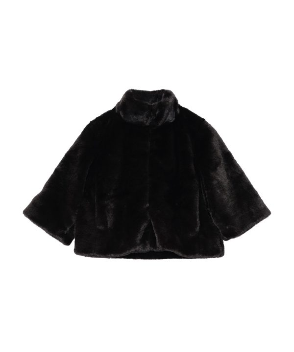 Sheared Mink Faux Fur Jacket - Image 12