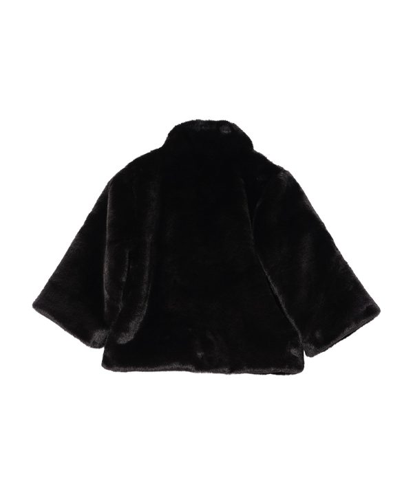 Sheared Mink Faux Fur Jacket - Image 13