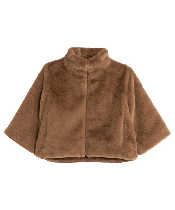 Sheared Mink Faux Fur Jacket - Image 7