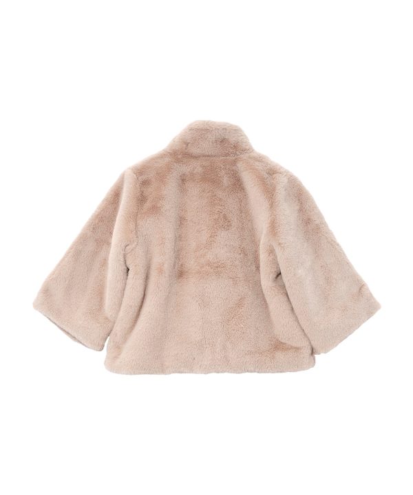 Sheared Mink Faux Fur Jacket - Image 15