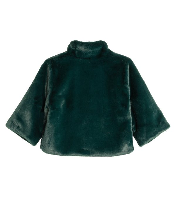 Sheared Mink Faux Fur Jacket - Image 3