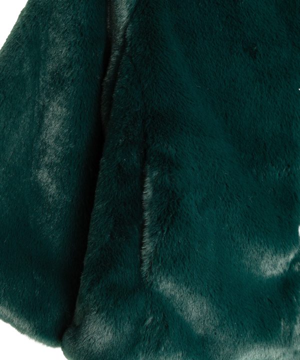 Sheared Mink Faux Fur Jacket - Image 5