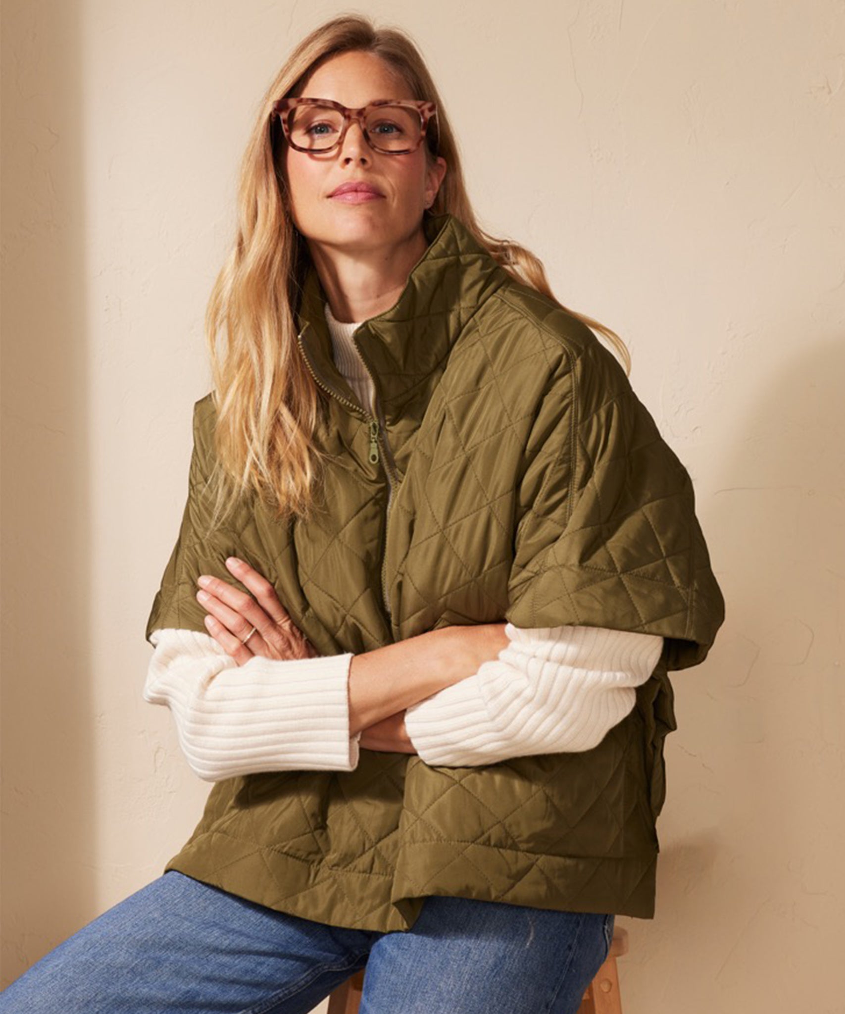 Quilted Poncho - Image 18