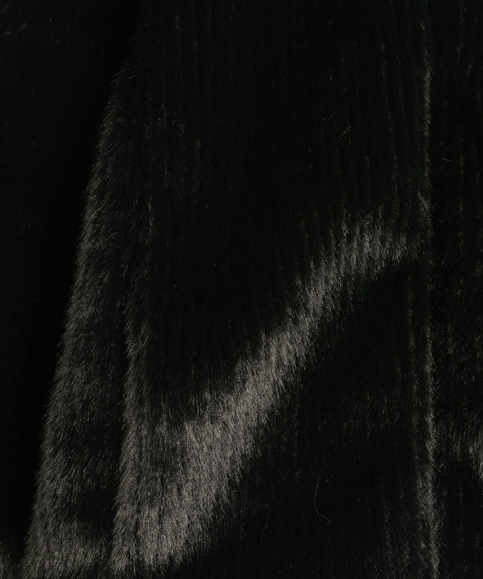 Collarless Fur Jacket With Raglan Sleeves - Image 10