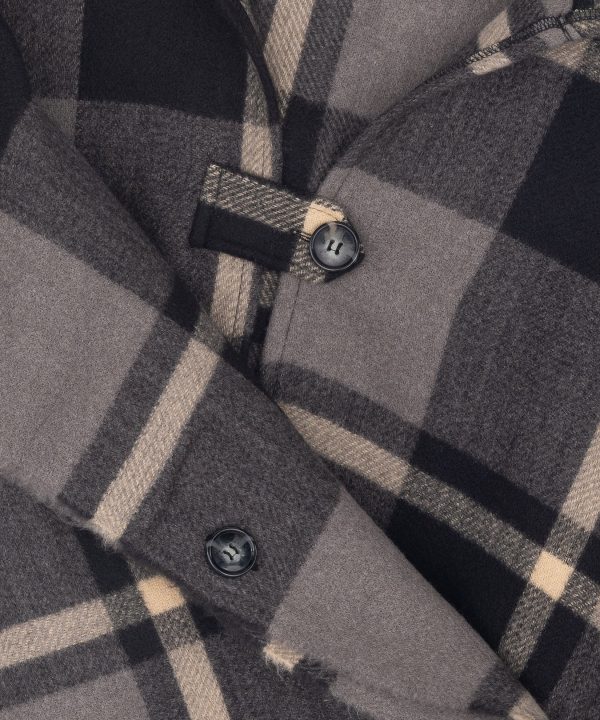 Windowpane Hooded Ruana - Image 4