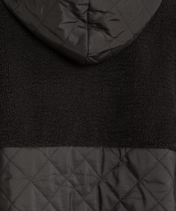 Combo Quilted Hooded Poncho - Image 11