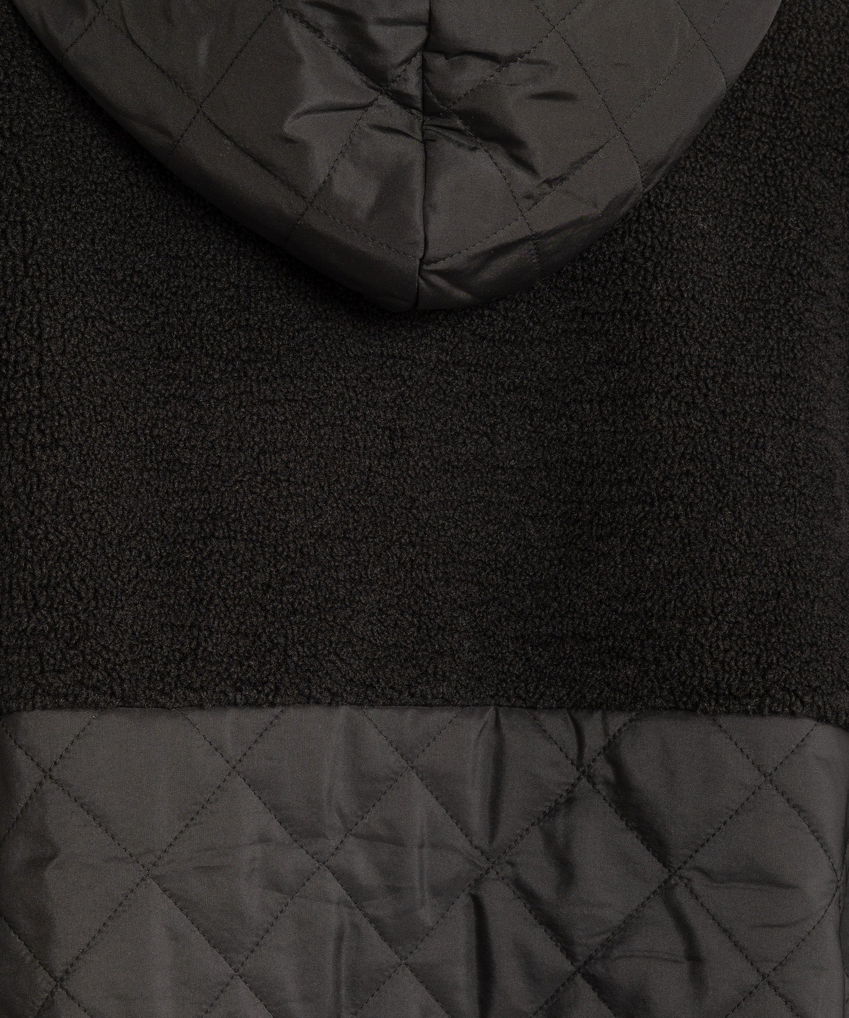 Combo Quilted Hooded Poncho - Image 11