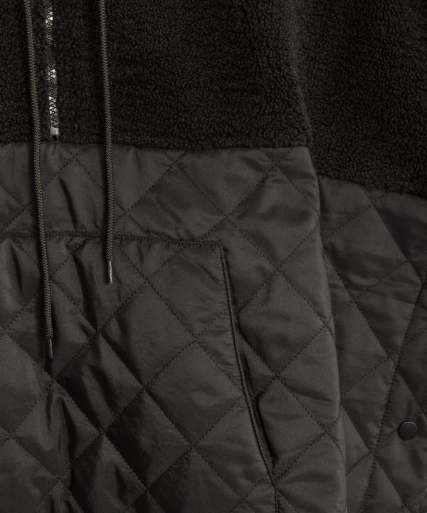 Combo Quilted Hooded Poncho - Image 10