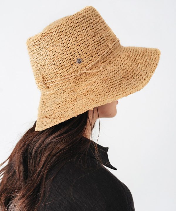 Raffia Straw Packable Hat - Image 5