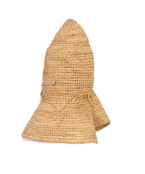 Raffia Straw Packable Hat - Image 2