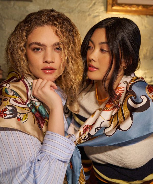 Park Stroll 35 Silk Square Scarf - Image 6