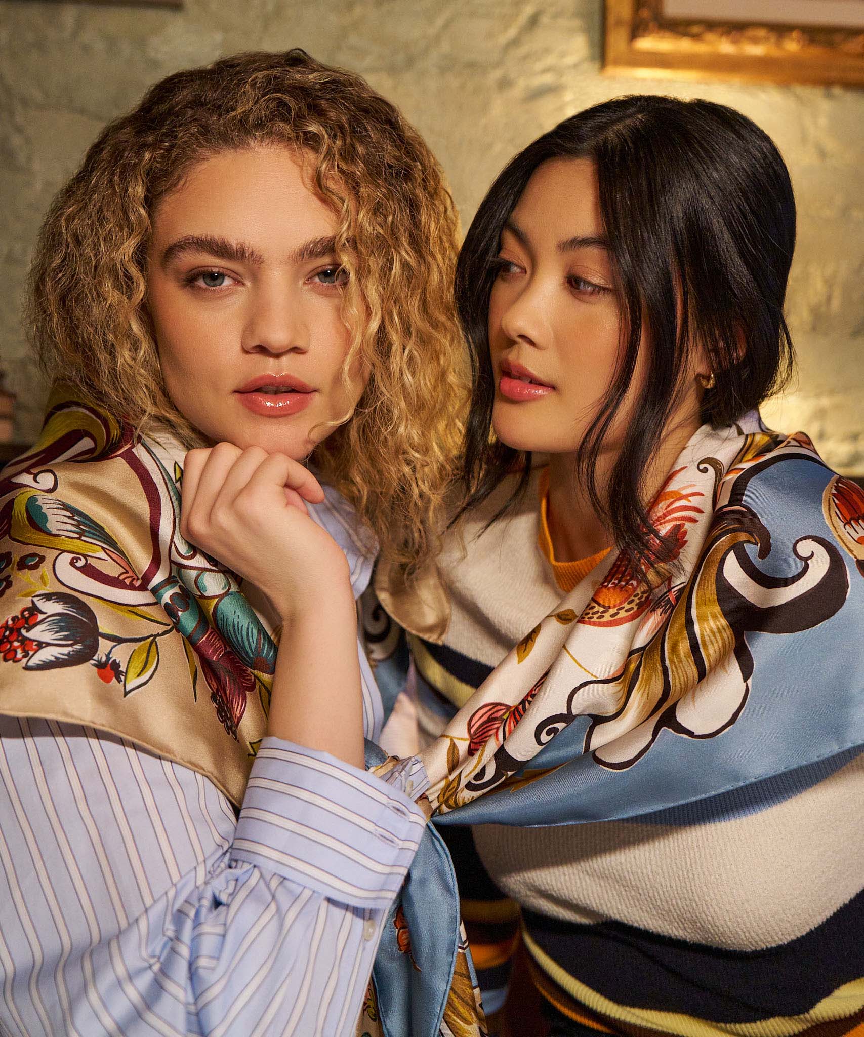 Park Stroll 35 Silk Square Scarf - Image 11