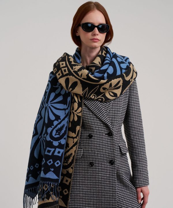 Park Paisley Jacquard Scarf - Image 2