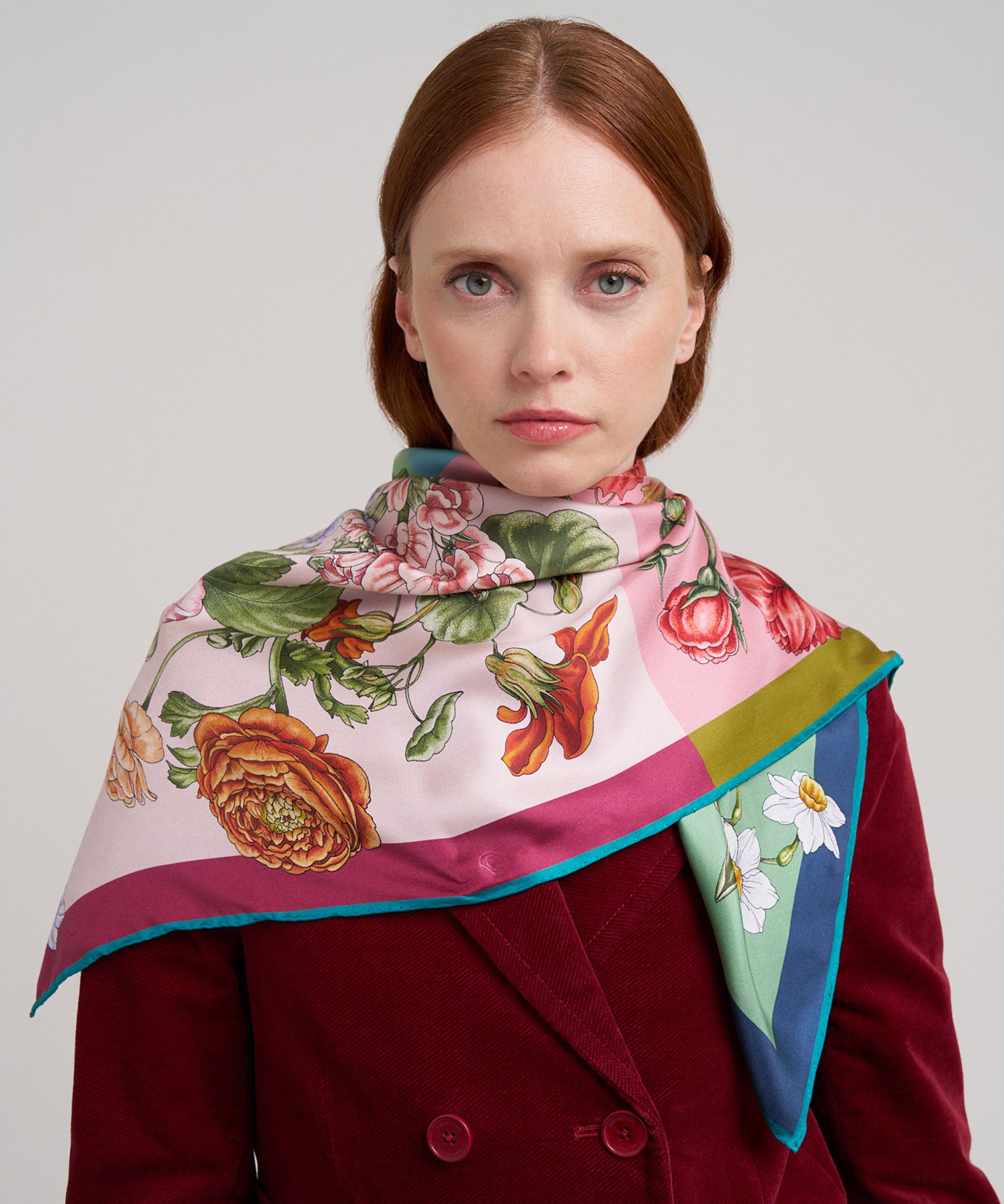 The Seasons 35 Silk Square Scarf - Image 2