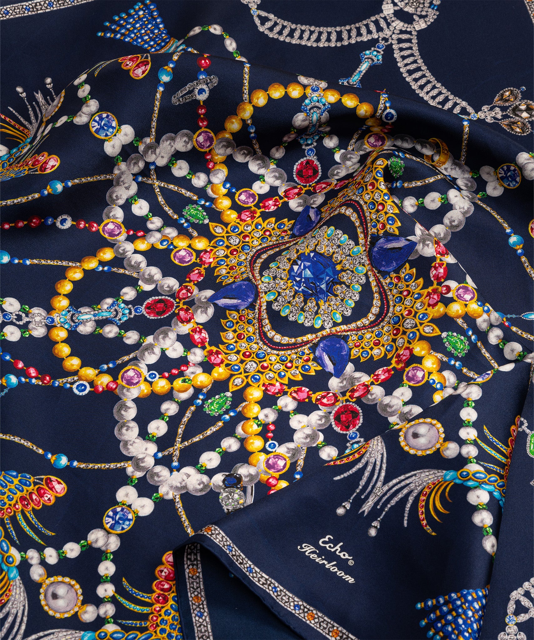 Heirloom 35 Silk Square Scarf - Image 4