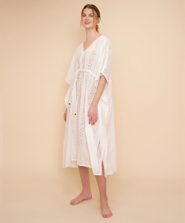 Eyelet Butterfly Maxi Caftan - Image 8