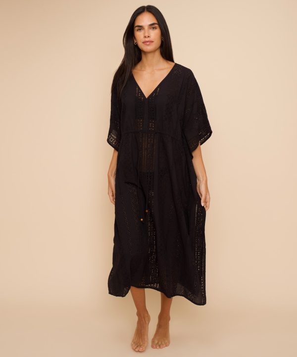 Eyelet Butterfly Maxi Caftan - Image 12