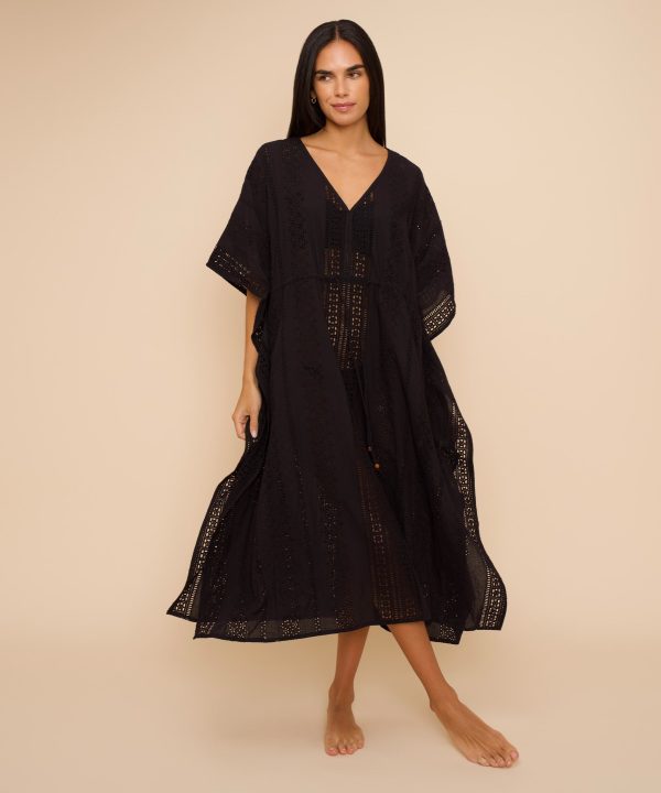 Eyelet Butterfly Maxi Caftan - Image 13