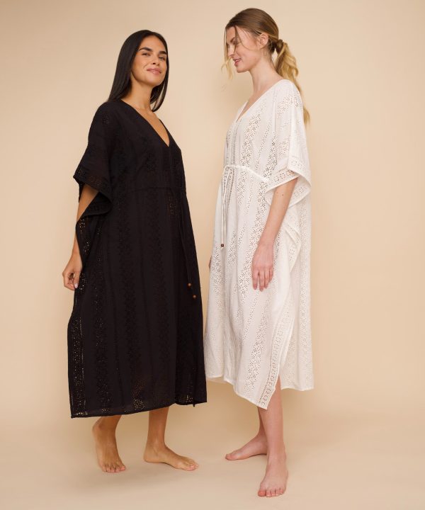 Eyelet Butterfly Maxi Caftan - Image 10