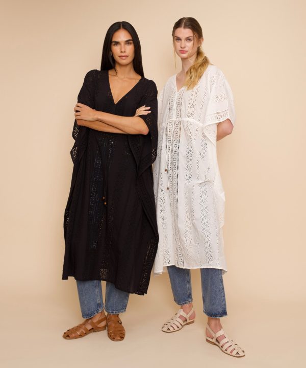 Eyelet Butterfly Maxi Caftan - Image 16