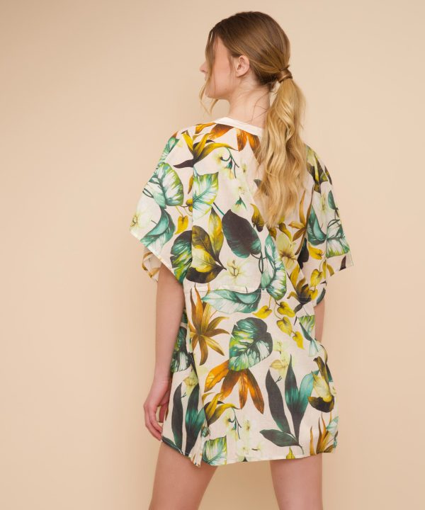 Oasis Palm Butterfly Caftan - Image 5