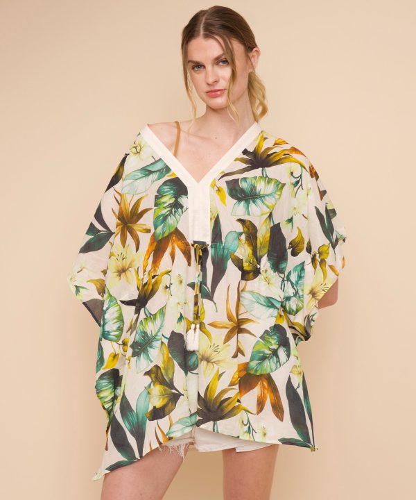Oasis Palm Butterfly Caftan - Image 2