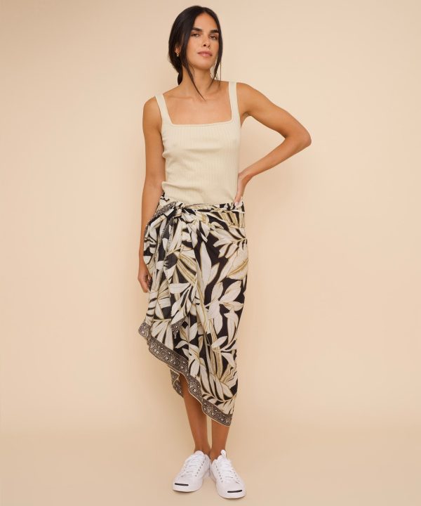 Golden Palm Sarong - Image 5