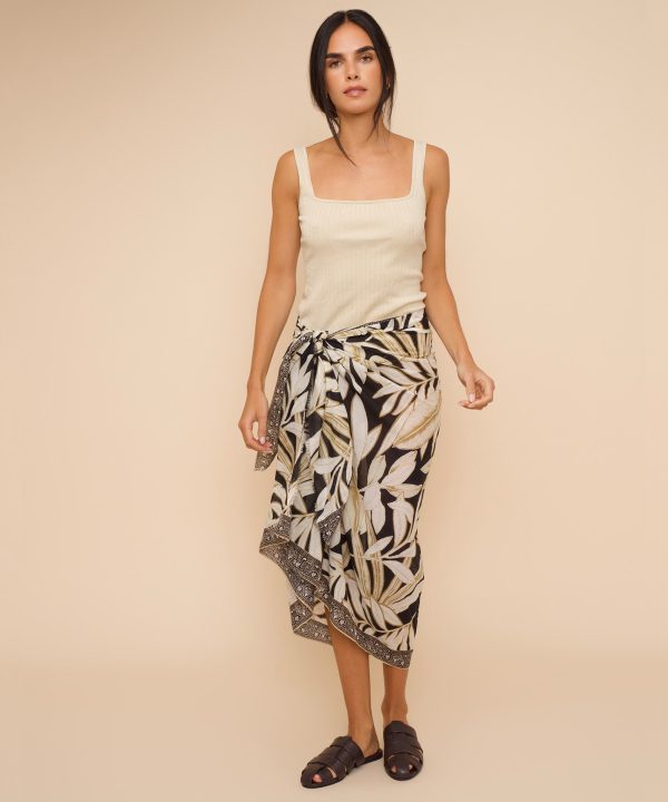 Golden Palm Sarong - Image 7