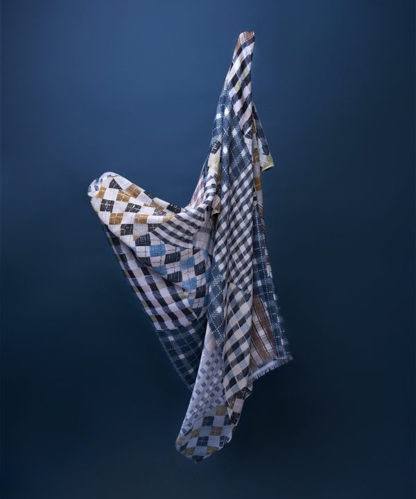 Patch Plaid Wrap - Image 2
