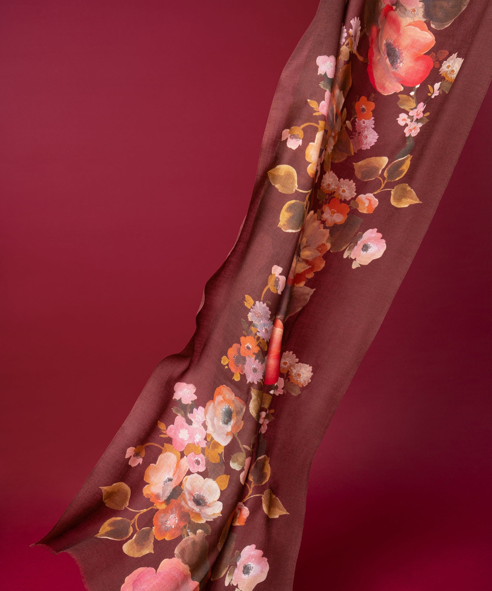 Painted Floral Wrap - Image 10