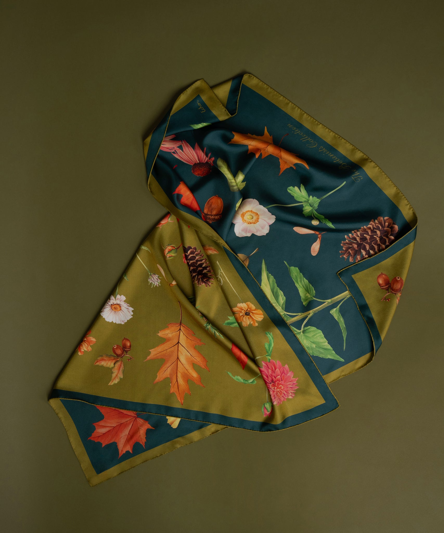 The Botanists 35 Silk Square Scarf - Image 7