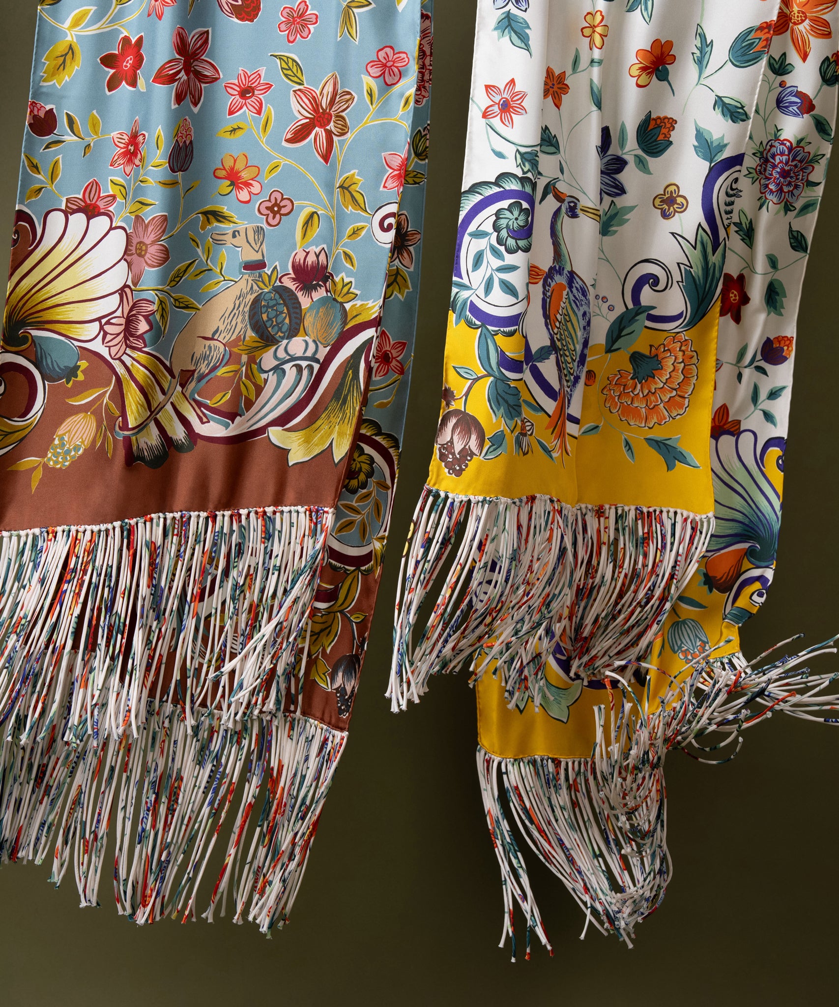 Park Stroll Silk Oblong Scarf - Image 9