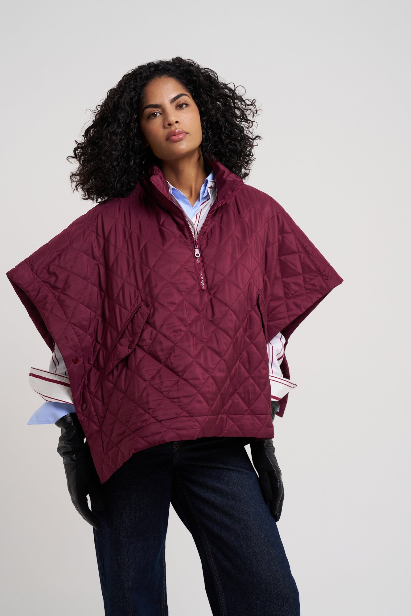 Quilted Poncho - Image 6