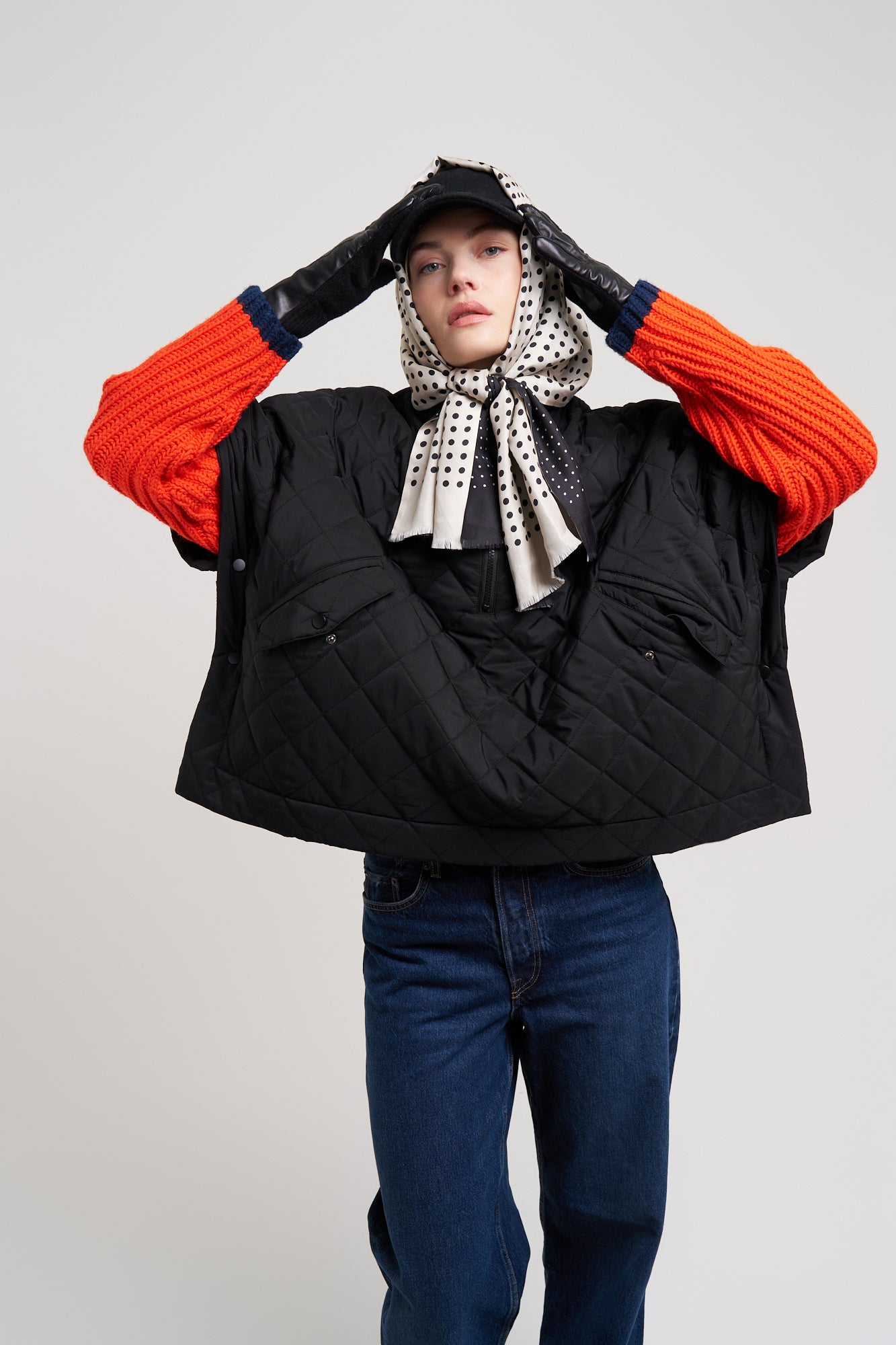 Quilted Poncho - Image 11