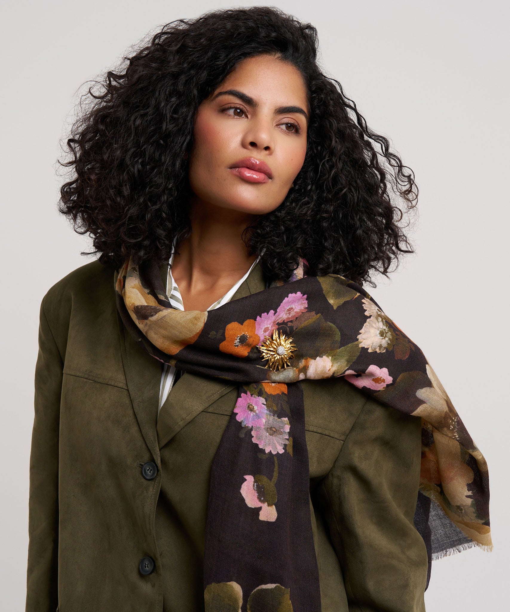 Painted Floral Wrap - Image 5