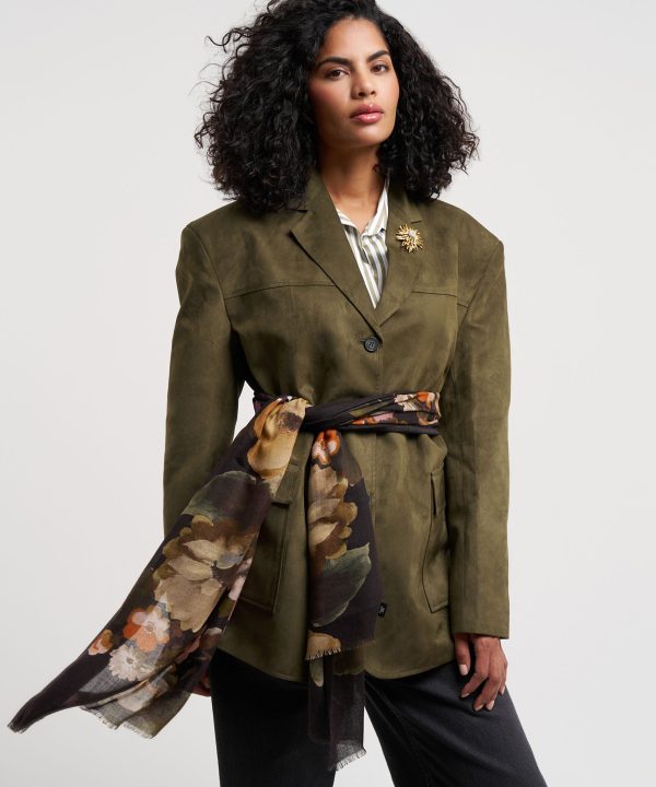 Painted Floral Wrap - Image 2