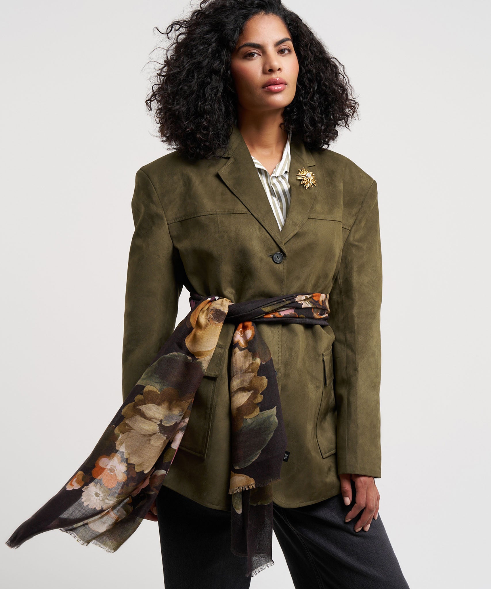 Painted Floral Wrap - Image 2