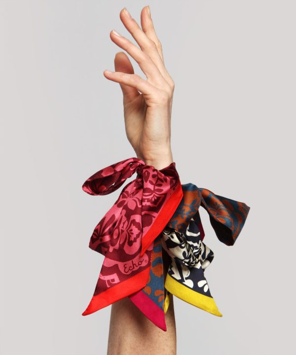 Park Paisley Silk Ribbon Scarf - Image 2