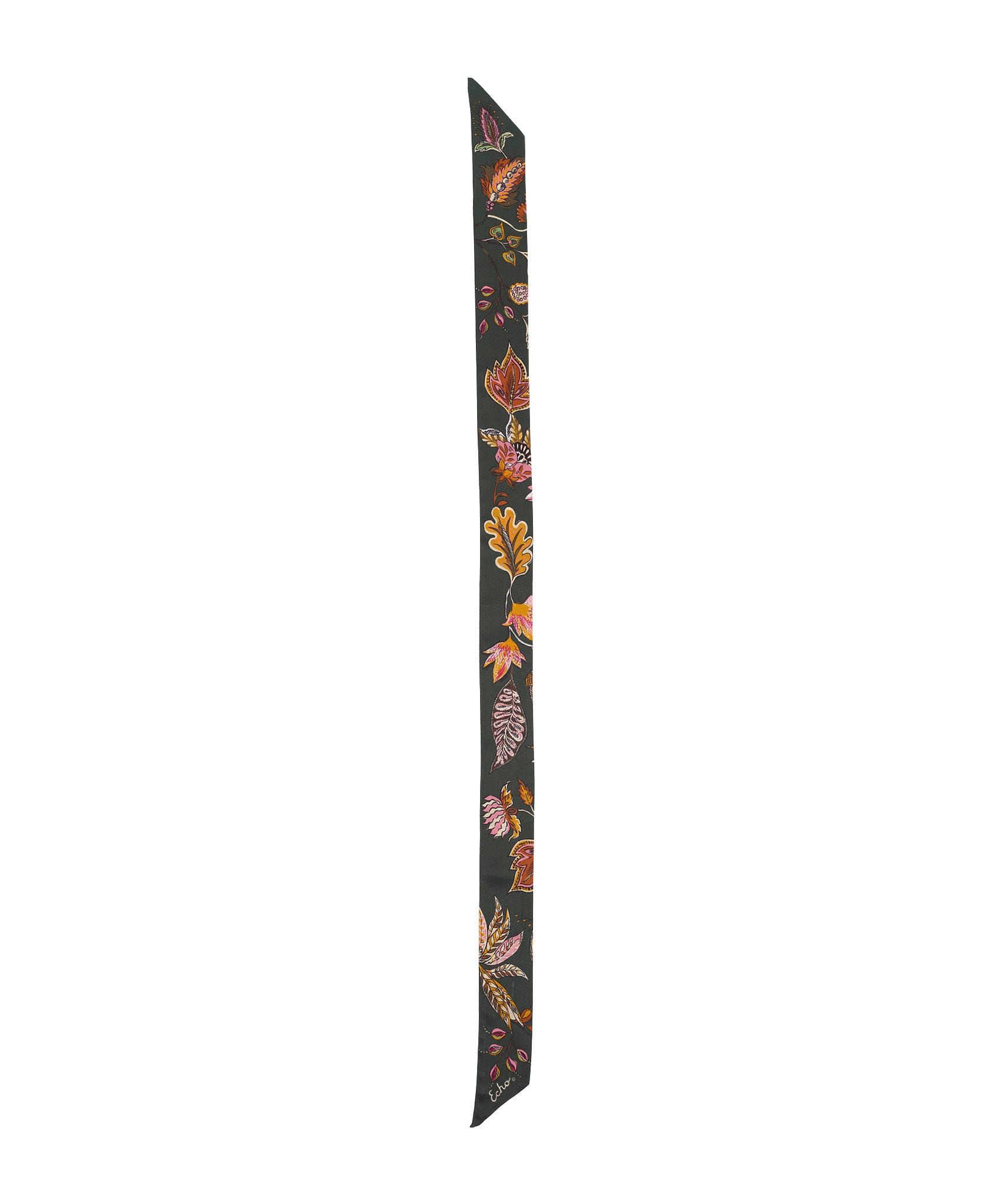 Falling Leaves Silk Ribbon Scarf - Image 8