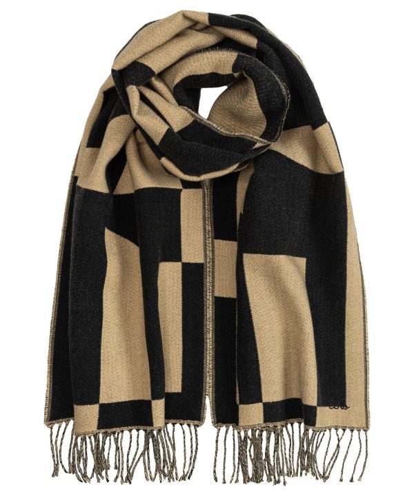 Geo Double Face Jacquard Scarf - Image 8