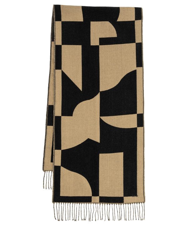 Geo Double Face Jacquard Scarf - Image 7